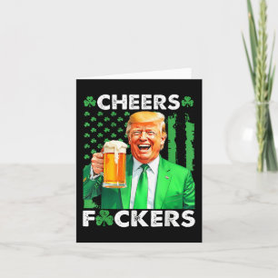 Cheers för St patricks day, lustig öl Kort