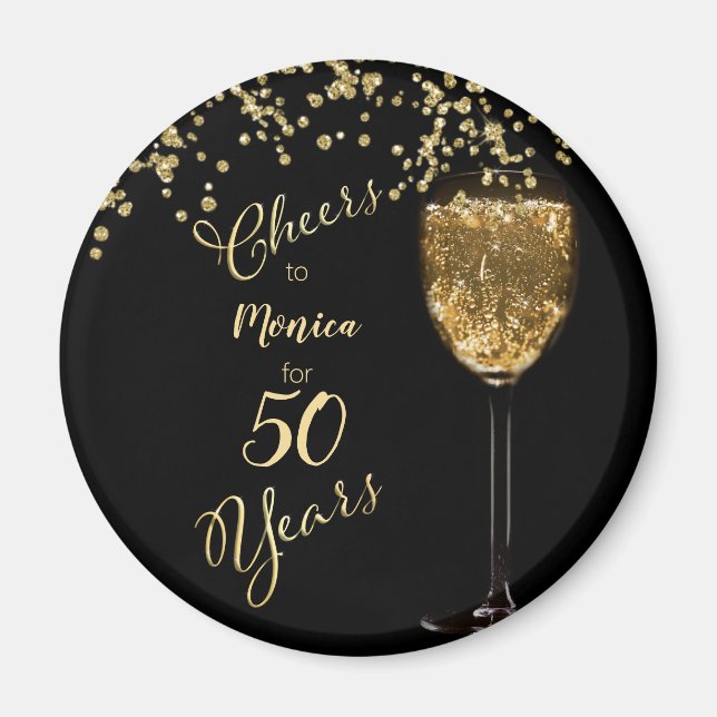 Cheers för Years Keepsaké Magnet (Framsidan)