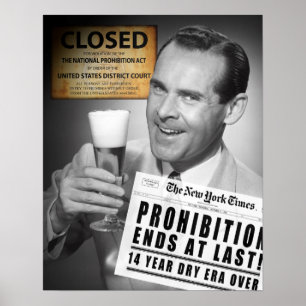 CHEERS! FÖRBUDET ÄR ÖVER! POSTER