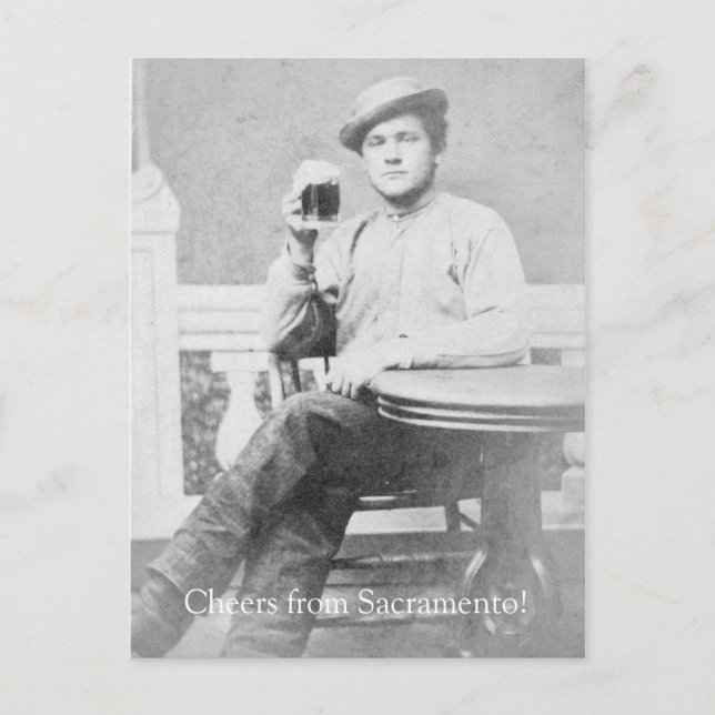 Cheers från Sacramento, CA! (2) Vykort (Framsida)