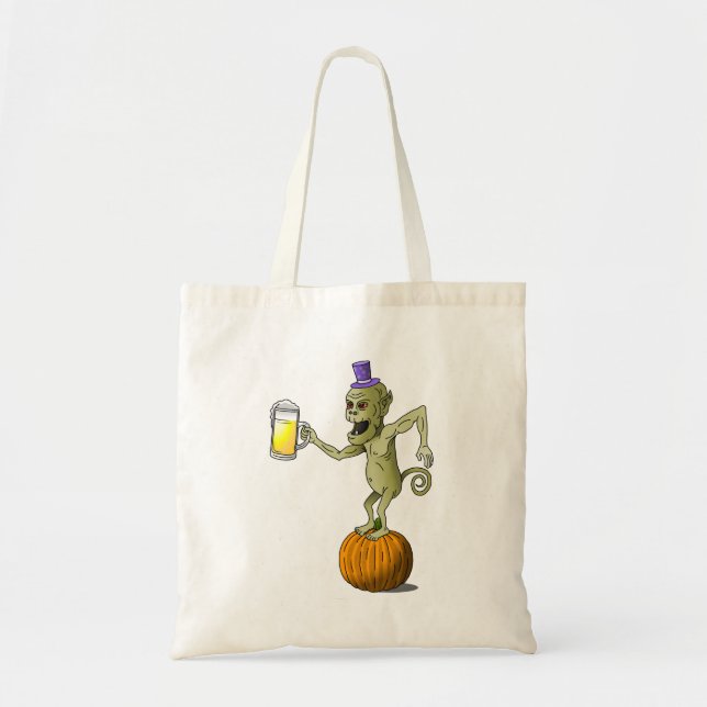 Cheers Ghouls Halloween Bus eller godis Tygkasse (Framsidan)