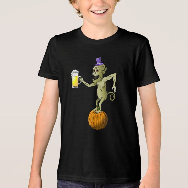 Cheers Ghouls Halloween fest T Shirt (Framsida)