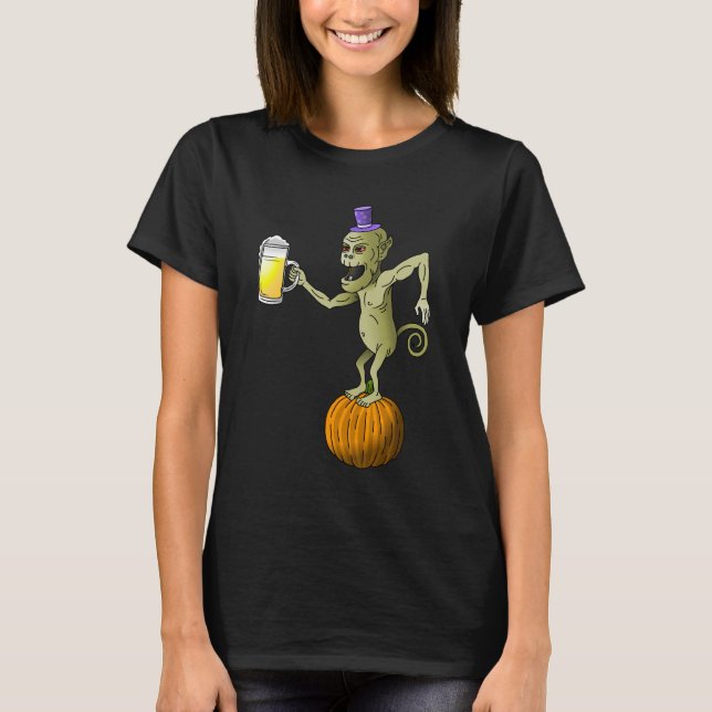 Cheers Ghouls Halloween fest T Shirt (Framsida)