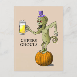 Cheers Ghouls Halloween fest Vykort