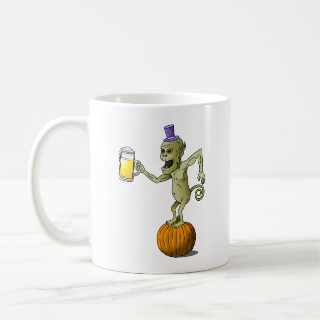 Cheers Ghouls Halloween Kaffemugg (Vänster)