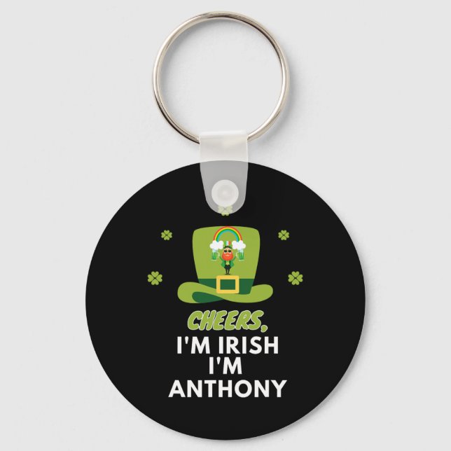 Cheers jag är Irish Jag är Anthony Nyckelring (Framsida)