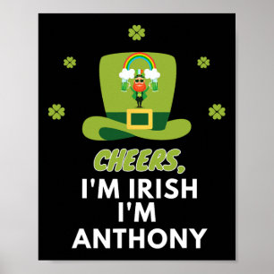 Cheers jag är Irish Jag är Anthony Poster