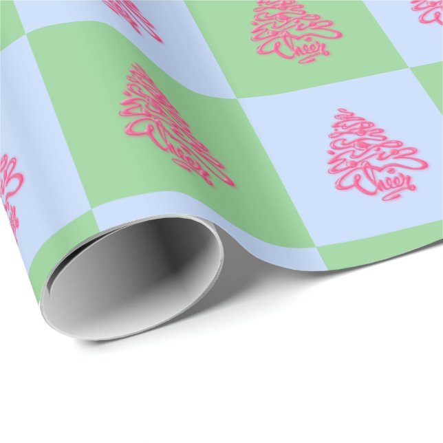 CHEERS JULGRANAR 3-GIFT WRAP PAPER PRESENTPAPPER (Rullad Hörn)