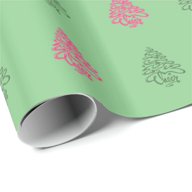 CHEERS JULGRANAR 5-GIFT WRAP PAPER PRESENTPAPPER (Rullad Hörn)