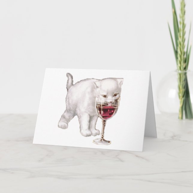 Cheers Kitten Card Kort (Framsida)