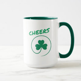 Cheers Klöver Shamrock Irish Grönt St patricks day Mugg