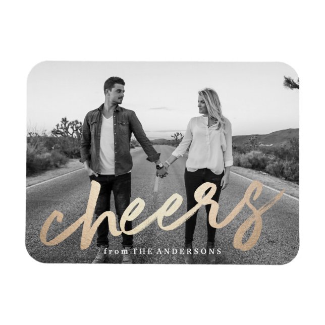 Cheers Luxe | Helgdag Photo Magnet (Horisontell)