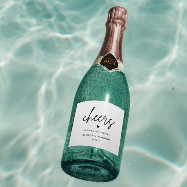 Cheers Minimalist Personligt bröllp (Skapare uppladdad)