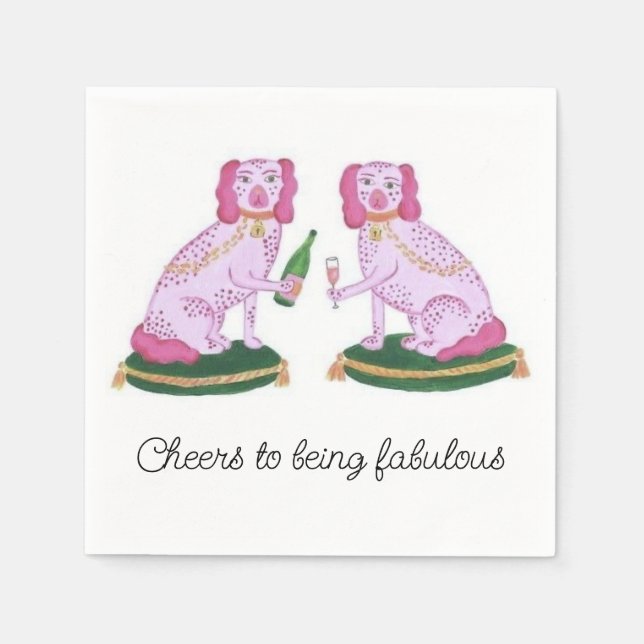 Cheers napkins Chinsinoir Pappersservett (Framsidan)