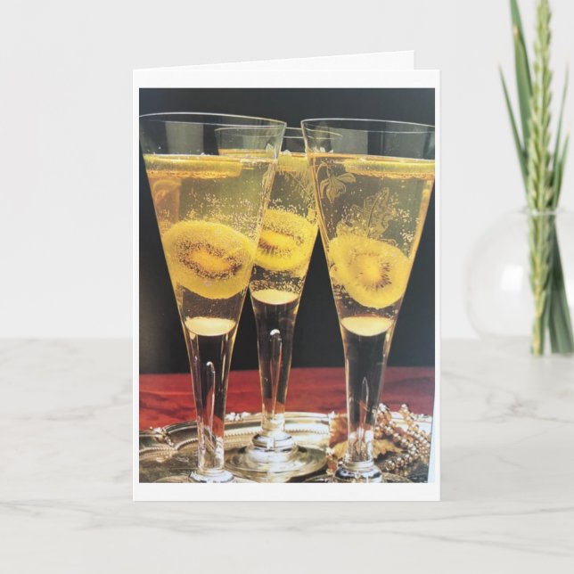 *CHEERS* OCH *GOD JUL* TILL DIG KORT (Framsida)