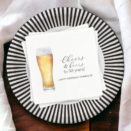 Cheers och Öl 50:e Födelsedagsfesten Pappersservett
