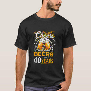 Cheers och Öl till mitt 40-åriga Tanktop T Shirt