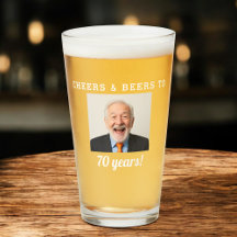 Cheers & Öl 70-åriga födelsedagsfoto