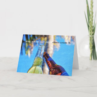 CHEERS ÖL Greeting Card Tack Kort