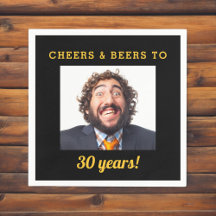 Cheers & Öl Milestone Birthday Photo Keepsaké