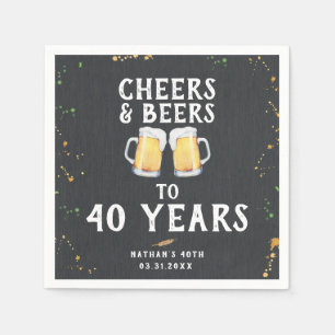 Cheers & Öl Pub Stil Pappersservett