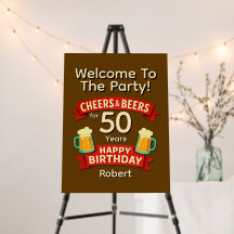 Cheers & Öl under 50 år Grattis på födelsedagen NA