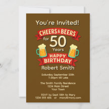 Cheers & Öl under 50 år Grattis på födelsedagen NA