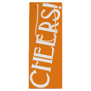 Cheers Orange Art Deco