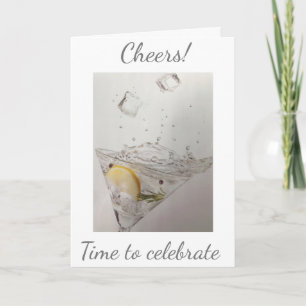 CHEERS PÅ DIN "BIRTHDAY"-KORT "DU" KORT
