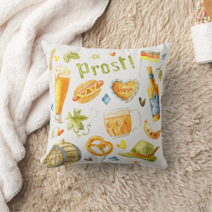 Cheers Pillow and Beer Kudde