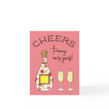 Cheers roligt Champagne-födelsedag