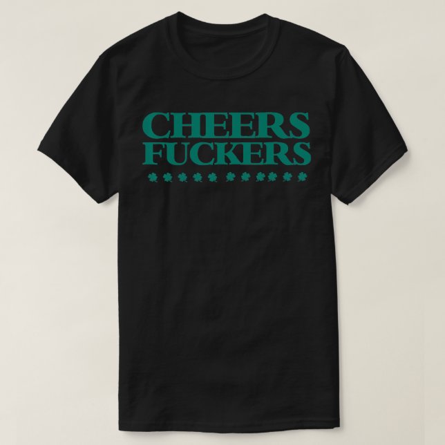 Cheers Shirt Funny St patricks day Drinking TShirt T (Design framsida)