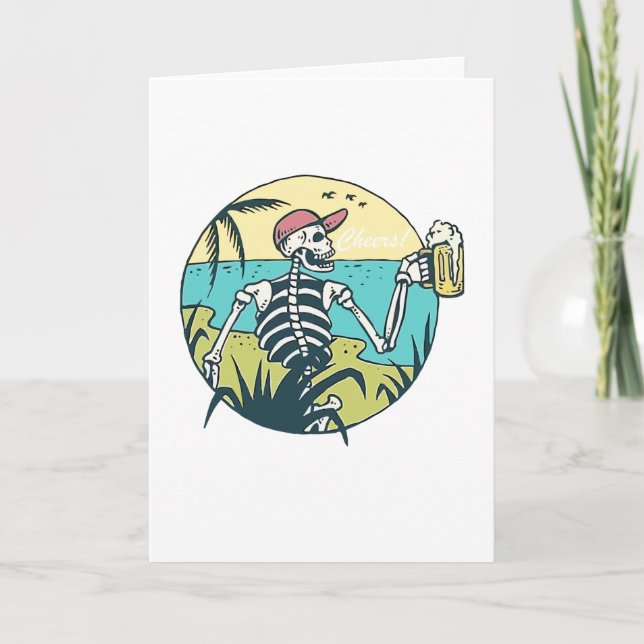 Cheers Skull Kort (Framsida)