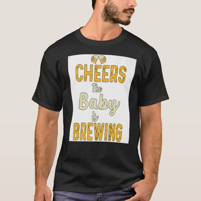 Cheers the Baby andas homebreven Malt Skutt Br T Shirt (Framsida)