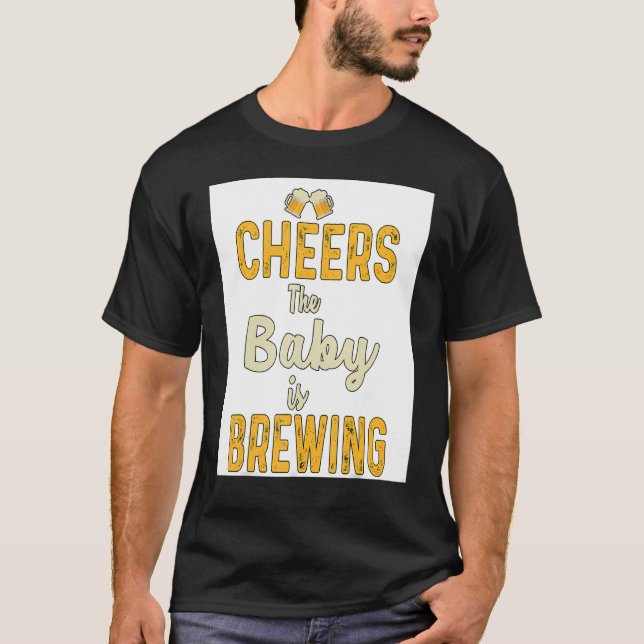Cheers the Baby andas homebreven Malt Skutt Br T Shirt (Framsida)