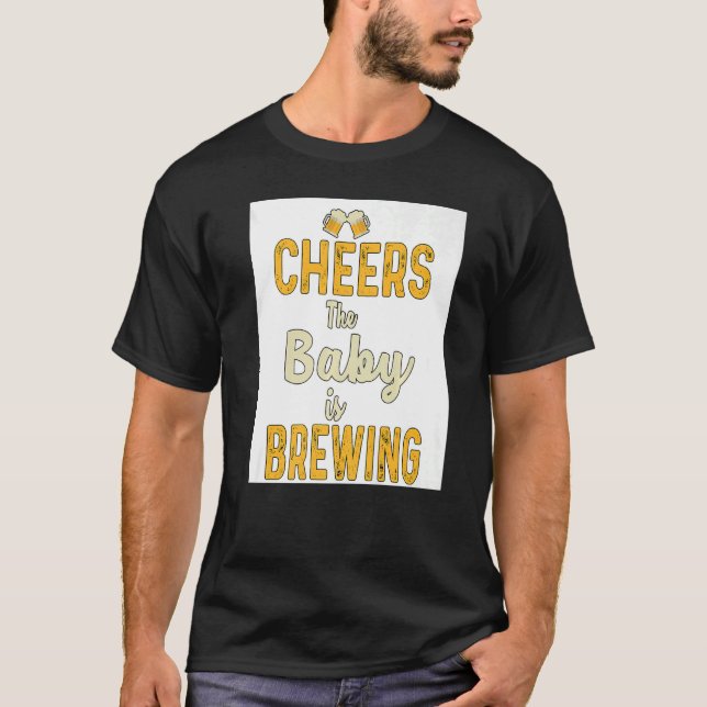 Cheers the Baby andas homebreven Malt Skutt Br T Shirt (Framsida)