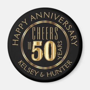 Cheers till 50 år magnet