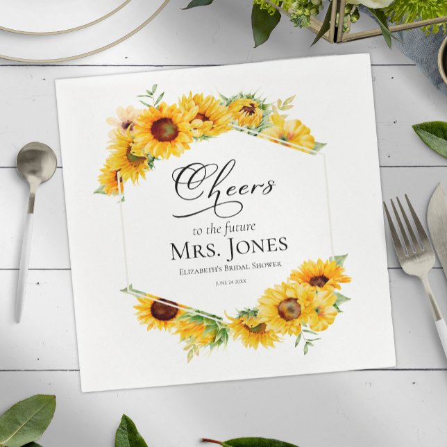 Cheers till framtida fru Möhippa Napkins Pappersservett (Skapare uppladdad)