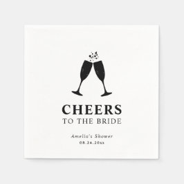 Cheers till Möhippan Bride Brunch & Bubly Pappersservett