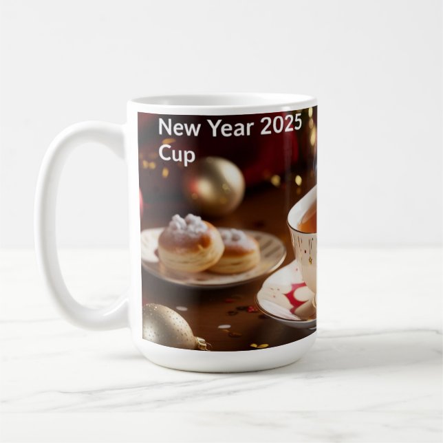 "Cheers to 2025: New Year Kopp Sale - Sip in Stil! (Vänster)