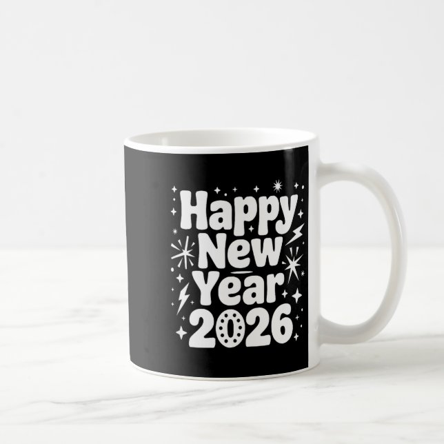Cheers To 2026 Happy New Year Party  Kaffemugg (Höger)