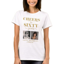 Cheers to 60 Years 2 Photo 60th Birthday