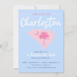 Cheers to Charleston South Carolina Bachelorette Inbjudningar