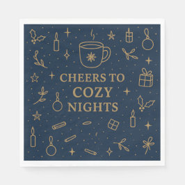 Cheers to Cozy Nights Paper Napkin Pappersservett