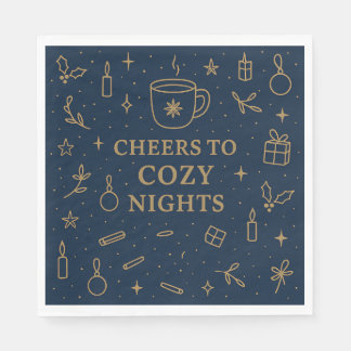 Cheers to Cozy Nights Paper Napkin Pappersservett