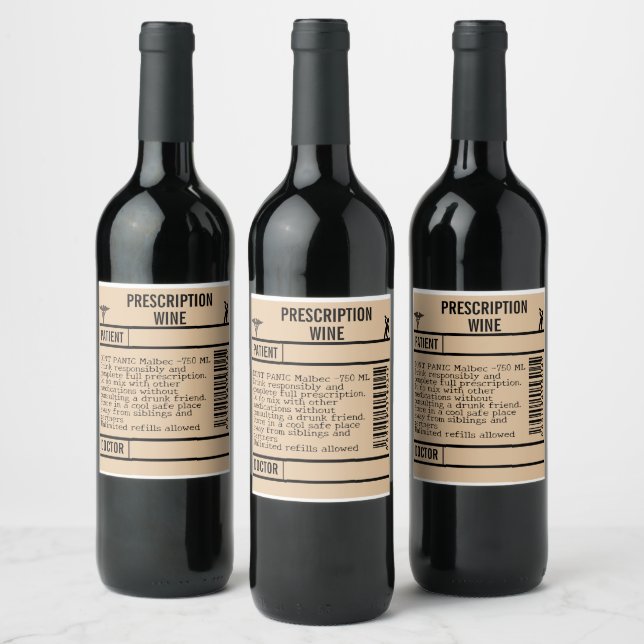 Cheers to Healing: Custom Wine Labels for Your Fav Vinflaska Etikett (Flaskor)