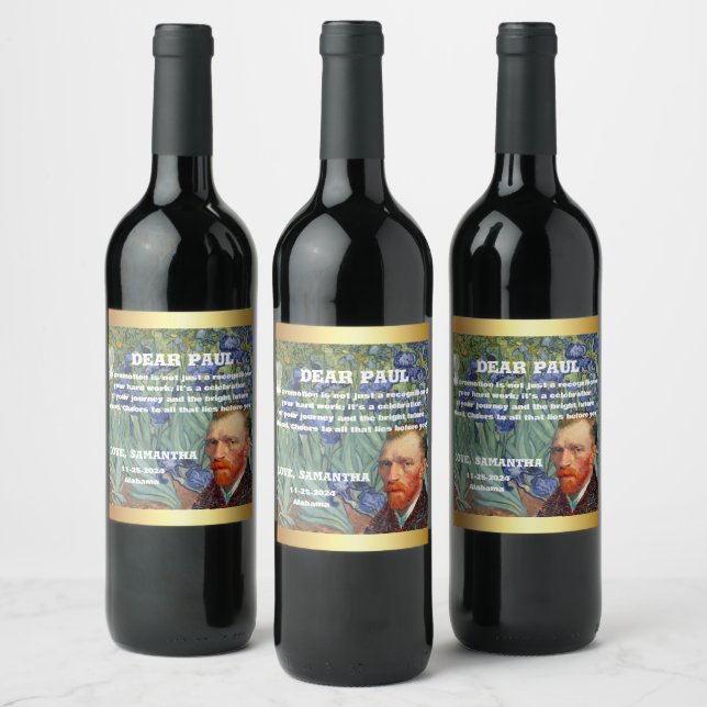 Cheers to Success: Custom Wine Labels to Celebrate Vinflaska Etikett (Flaskor)