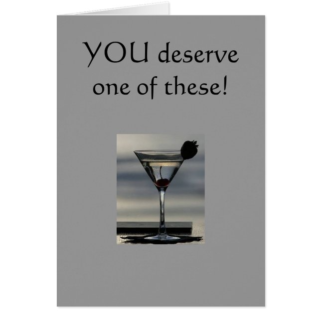 CHEERS TO TURNING "40" HÄLSNINGSKORT (Framsidan)