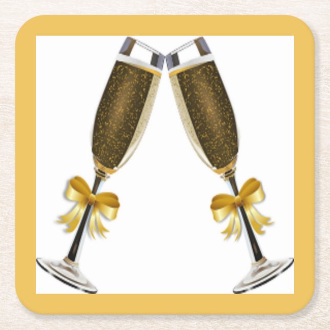 CHEERS UNDERLÄGG PAPPER KVADRAT (Framsidan)