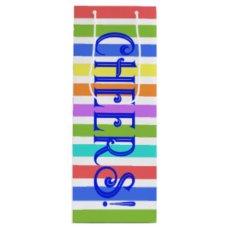 CHEERS! Vin-säck med färglöst stripe